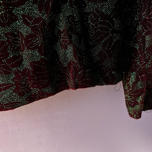 Vintage Scott McClintock Green Sparkle Jacket w/Velvet Collar Size M - Picture 12 of 12